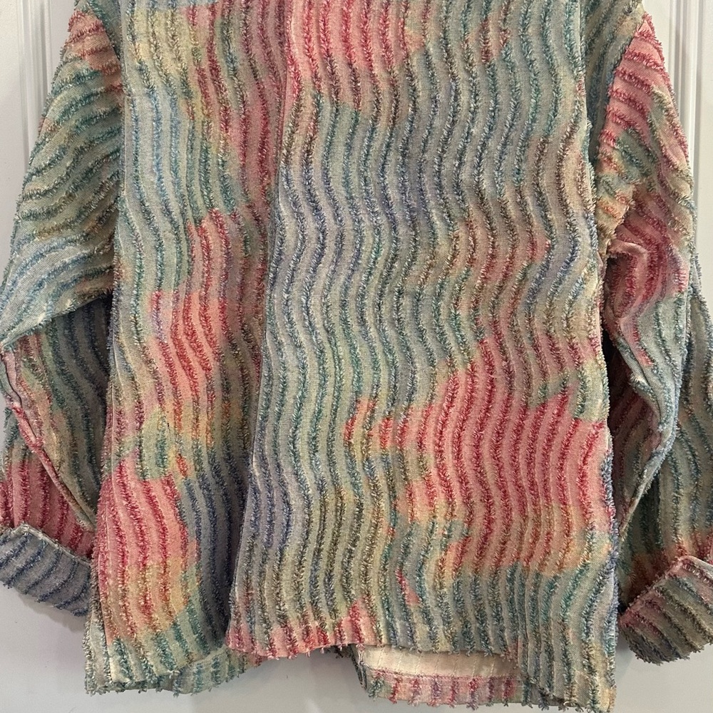 Multicolor Striped Women's Jacket - Picture 2 of 2